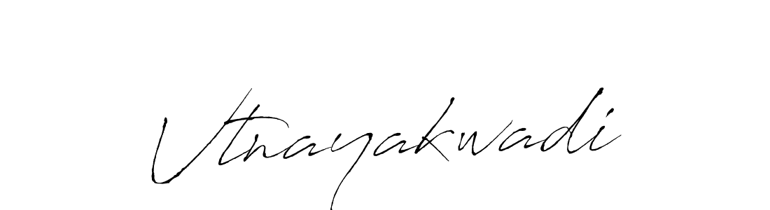 How to make Vtnayakwadi name signature. Use Antro_Vectra style for creating short signs online. This is the latest handwritten sign. Vtnayakwadi signature style 6 images and pictures png