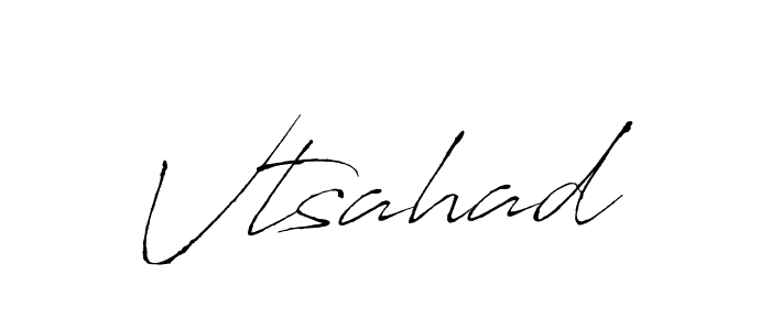 Also we have Vtsahad name is the best signature style. Create professional handwritten signature collection using Antro_Vectra autograph style. Vtsahad signature style 6 images and pictures png