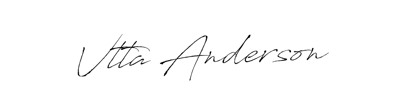 It looks lik you need a new signature style for name Vtta Anderson. Design unique handwritten (Antro_Vectra) signature with our free signature maker in just a few clicks. Vtta Anderson signature style 6 images and pictures png