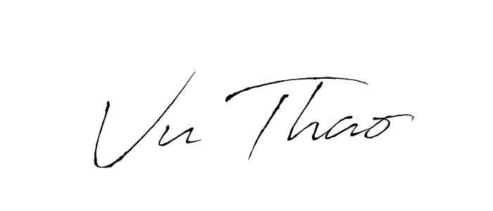 Antro_Vectra is a professional signature style that is perfect for those who want to add a touch of class to their signature. It is also a great choice for those who want to make their signature more unique. Get Vu Thao name to fancy signature for free. Vu Thao signature style 6 images and pictures png