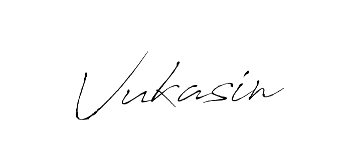 Design your own signature with our free online signature maker. With this signature software, you can create a handwritten (Antro_Vectra) signature for name Vukasin. Vukasin signature style 6 images and pictures png