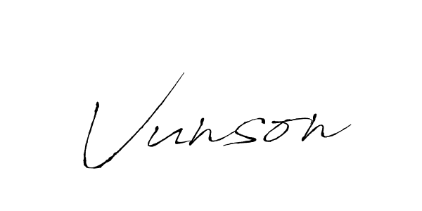 This is the best signature style for the Vunson name. Also you like these signature font (Antro_Vectra). Mix name signature. Vunson signature style 6 images and pictures png