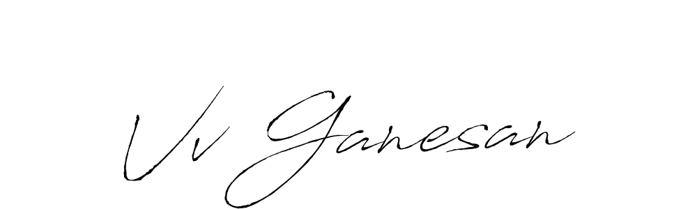 Make a beautiful signature design for name Vv Ganesan. Use this online signature maker to create a handwritten signature for free. Vv Ganesan signature style 6 images and pictures png