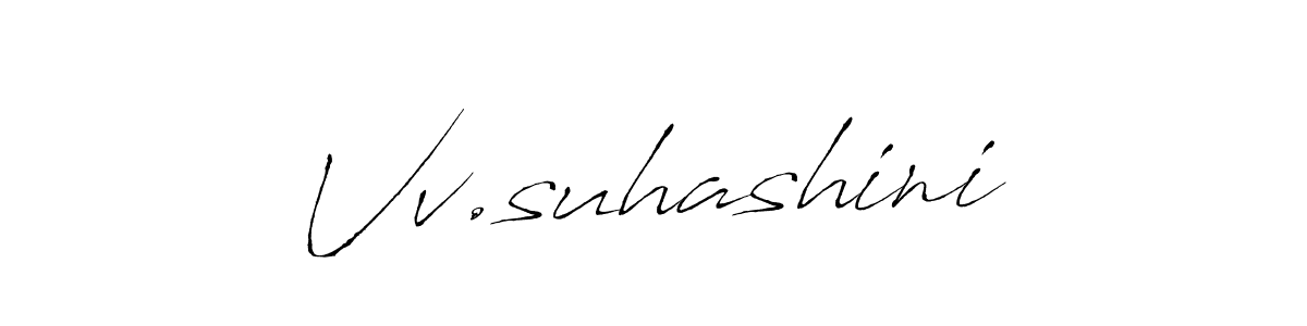Also You can easily find your signature by using the search form. We will create Vv.suhashini name handwritten signature images for you free of cost using Antro_Vectra sign style. Vv.suhashini signature style 6 images and pictures png