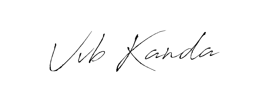 You should practise on your own different ways (Antro_Vectra) to write your name (Vvb Kanda) in signature. don't let someone else do it for you. Vvb Kanda signature style 6 images and pictures png