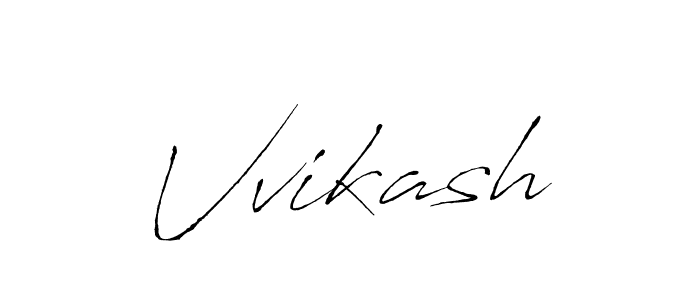 Use a signature maker to create a handwritten signature online. With this signature software, you can design (Antro_Vectra) your own signature for name Vvikash. Vvikash signature style 6 images and pictures png