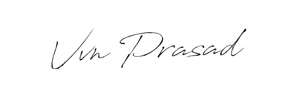Design your own signature with our free online signature maker. With this signature software, you can create a handwritten (Antro_Vectra) signature for name Vvn Prasad. Vvn Prasad signature style 6 images and pictures png