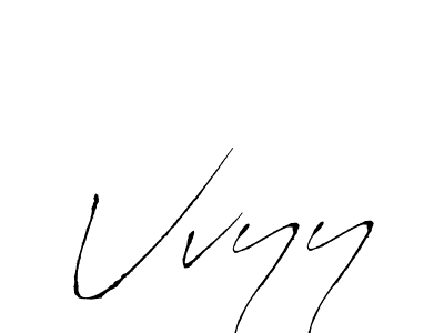 Similarly Antro_Vectra is the best handwritten signature design. Signature creator online .You can use it as an online autograph creator for name Vvyy. Vvyy signature style 6 images and pictures png