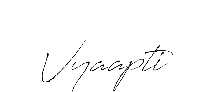 Use a signature maker to create a handwritten signature online. With this signature software, you can design (Antro_Vectra) your own signature for name Vyaapti. Vyaapti signature style 6 images and pictures png