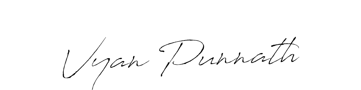 Also You can easily find your signature by using the search form. We will create Vyan Punnath name handwritten signature images for you free of cost using Antro_Vectra sign style. Vyan Punnath signature style 6 images and pictures png