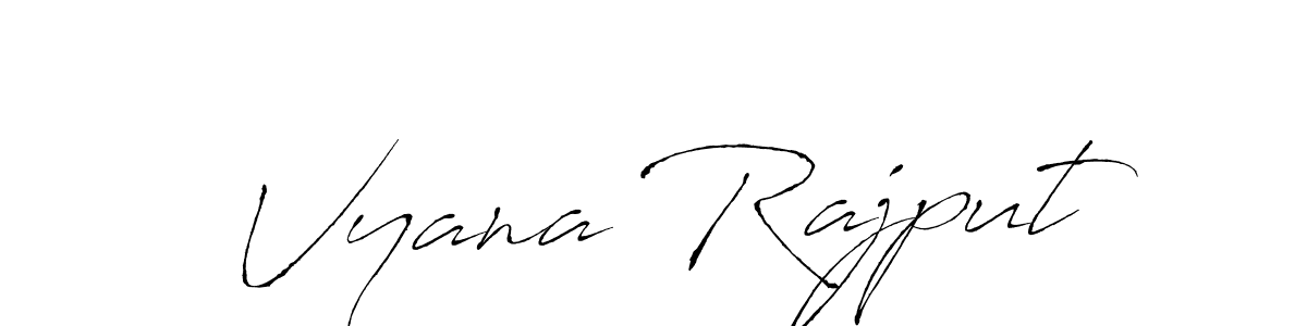 How to make Vyana Rajput signature? Antro_Vectra is a professional autograph style. Create handwritten signature for Vyana Rajput name. Vyana Rajput signature style 6 images and pictures png