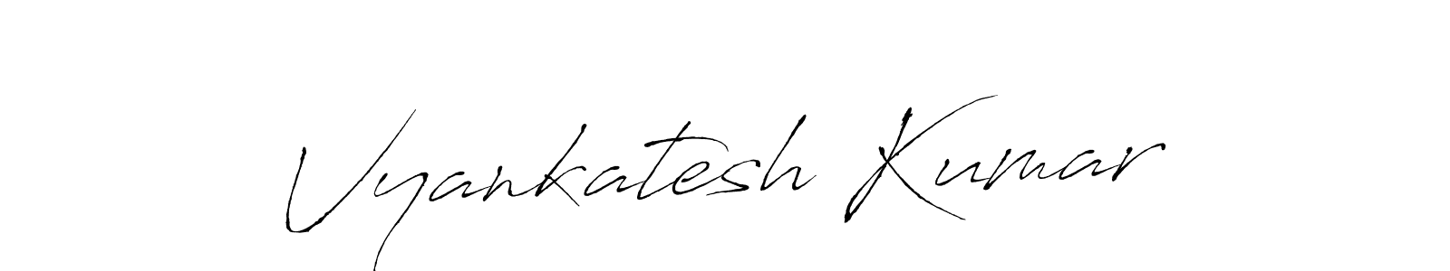 How to make Vyankatesh Kumar name signature. Use Antro_Vectra style for creating short signs online. This is the latest handwritten sign. Vyankatesh Kumar signature style 6 images and pictures png