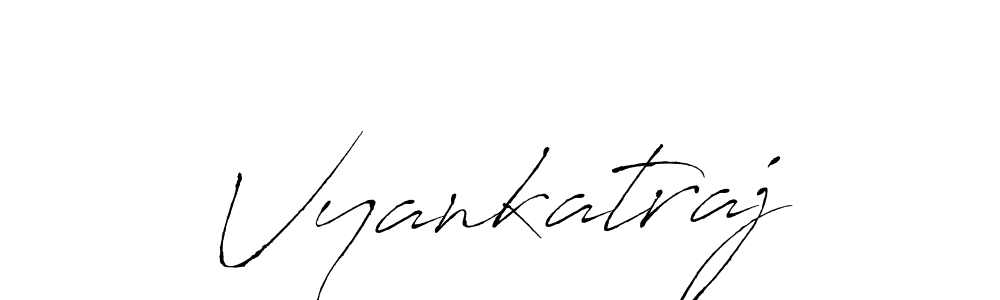 Use a signature maker to create a handwritten signature online. With this signature software, you can design (Antro_Vectra) your own signature for name Vyankatraj. Vyankatraj signature style 6 images and pictures png