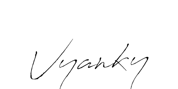 Make a beautiful signature design for name Vyanky. Use this online signature maker to create a handwritten signature for free. Vyanky signature style 6 images and pictures png