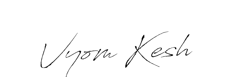 You can use this online signature creator to create a handwritten signature for the name Vyom Kesh. This is the best online autograph maker. Vyom Kesh signature style 6 images and pictures png
