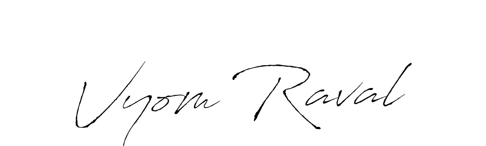 Make a beautiful signature design for name Vyom Raval. Use this online signature maker to create a handwritten signature for free. Vyom Raval signature style 6 images and pictures png