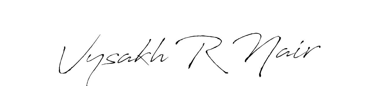 if you are searching for the best signature style for your name Vysakh R Nair. so please give up your signature search. here we have designed multiple signature styles  using Antro_Vectra. Vysakh R Nair signature style 6 images and pictures png