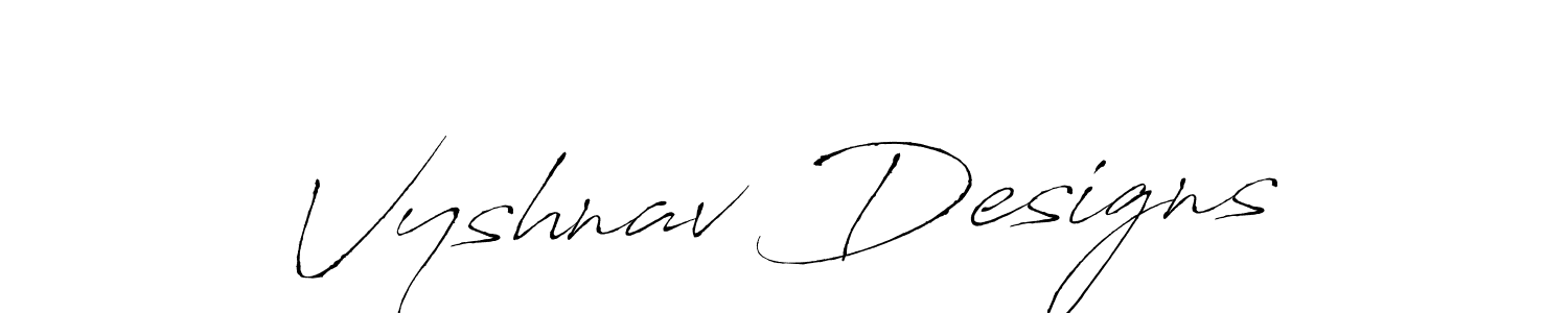 This is the best signature style for the Vyshnav Designs name. Also you like these signature font (Antro_Vectra). Mix name signature. Vyshnav Designs signature style 6 images and pictures png