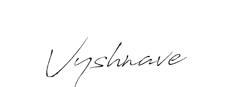 Use a signature maker to create a handwritten signature online. With this signature software, you can design (Antro_Vectra) your own signature for name Vyshnave. Vyshnave signature style 6 images and pictures png