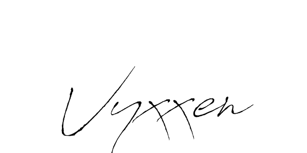 This is the best signature style for the Vyxxen name. Also you like these signature font (Antro_Vectra). Mix name signature. Vyxxen signature style 6 images and pictures png