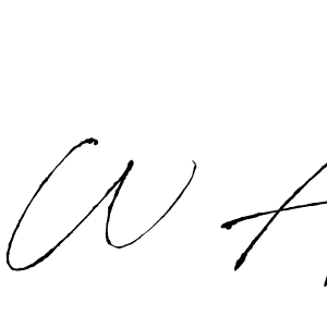 Once you've used our free online signature maker to create your best signature Antro_Vectra style, it's time to enjoy all of the benefits that W A name signing documents. W A signature style 6 images and pictures png