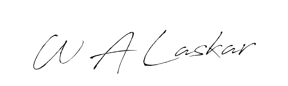 This is the best signature style for the W A Laskar name. Also you like these signature font (Antro_Vectra). Mix name signature. W A Laskar signature style 6 images and pictures png