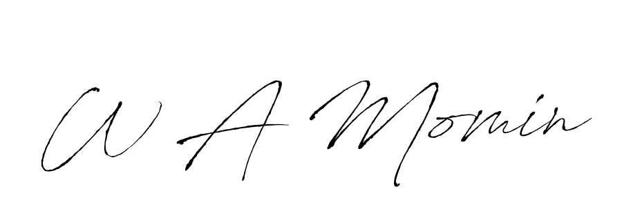 Make a short W A Momin signature style. Manage your documents anywhere anytime using Antro_Vectra. Create and add eSignatures, submit forms, share and send files easily. W A Momin signature style 6 images and pictures png