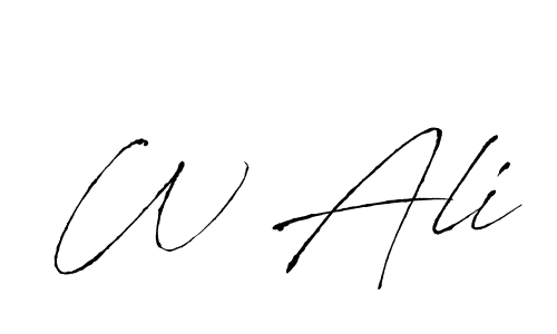 This is the best signature style for the W Ali name. Also you like these signature font (Antro_Vectra). Mix name signature. W Ali signature style 6 images and pictures png