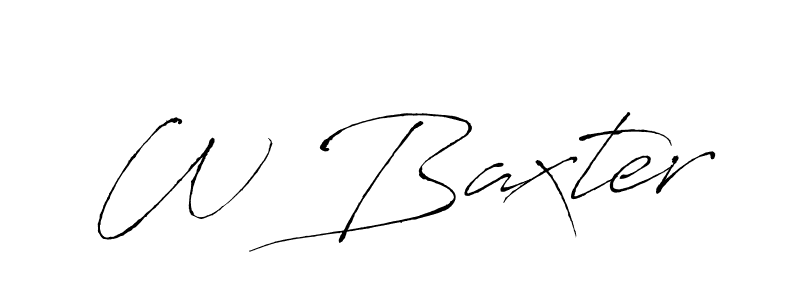 Best and Professional Signature Style for W Baxter. Antro_Vectra Best Signature Style Collection. W Baxter signature style 6 images and pictures png