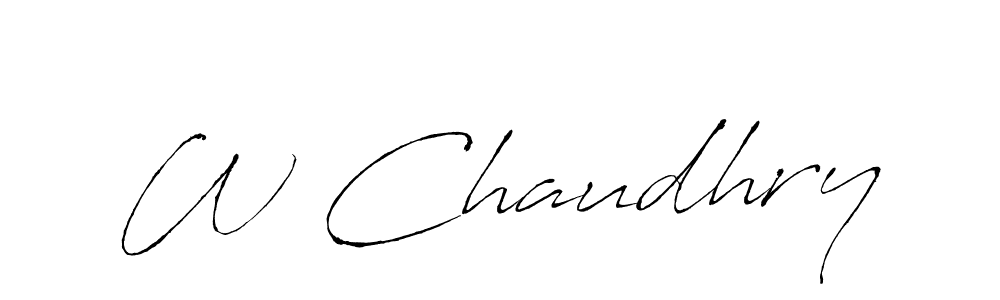 Once you've used our free online signature maker to create your best signature Antro_Vectra style, it's time to enjoy all of the benefits that W Chaudhry name signing documents. W Chaudhry signature style 6 images and pictures png