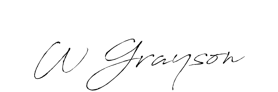 Make a beautiful signature design for name W Grayson. Use this online signature maker to create a handwritten signature for free. W Grayson signature style 6 images and pictures png