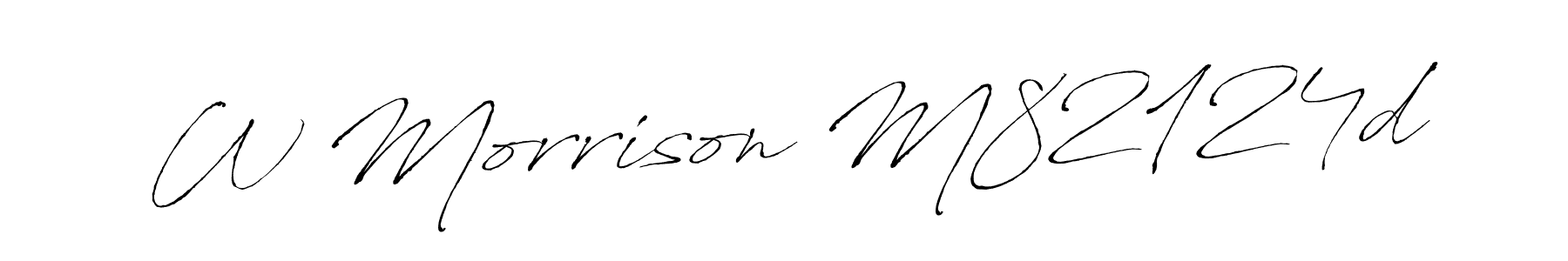 Use a signature maker to create a handwritten signature online. With this signature software, you can design (Antro_Vectra) your own signature for name W Morrison M82124d. W Morrison M82124d signature style 6 images and pictures png