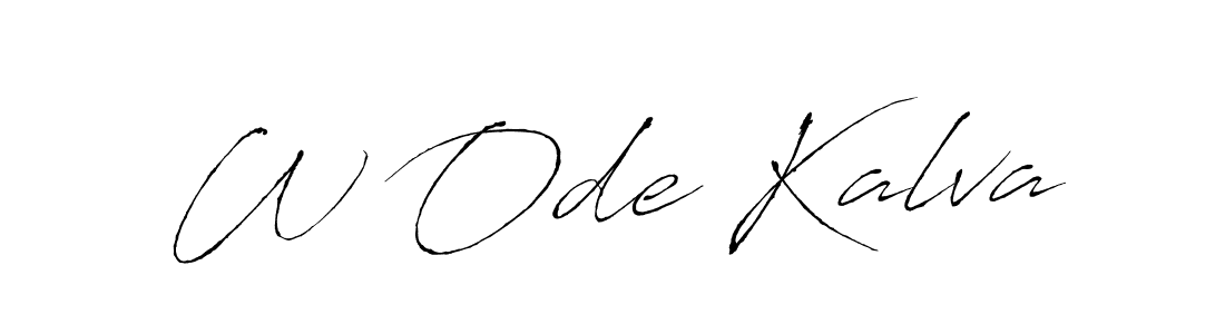 Use a signature maker to create a handwritten signature online. With this signature software, you can design (Antro_Vectra) your own signature for name W Ode Kalva. W Ode Kalva signature style 6 images and pictures png