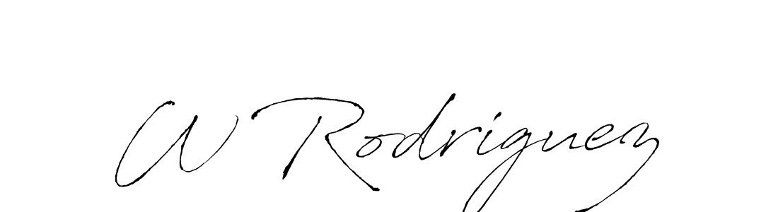 How to Draw W Rodriguez signature style? Antro_Vectra is a latest design signature styles for name W Rodriguez. W Rodriguez signature style 6 images and pictures png