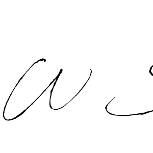 This is the best signature style for the W S name. Also you like these signature font (Antro_Vectra). Mix name signature. W S signature style 6 images and pictures png