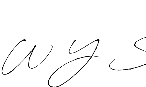 Make a short W Y S signature style. Manage your documents anywhere anytime using Antro_Vectra. Create and add eSignatures, submit forms, share and send files easily. W Y S signature style 6 images and pictures png