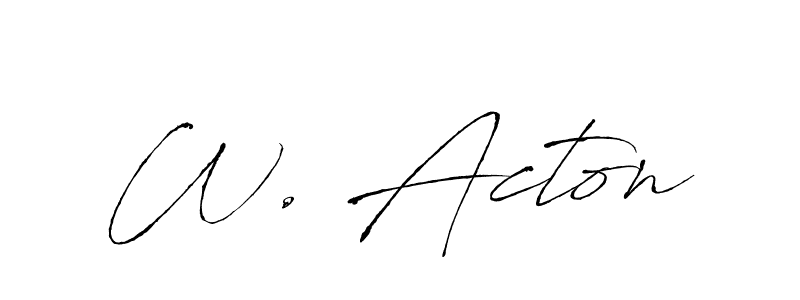 Check out images of Autograph of W. Acton name. Actor W. Acton Signature Style. Antro_Vectra is a professional sign style online. W. Acton signature style 6 images and pictures png