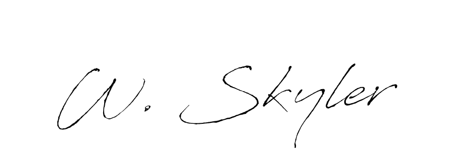 It looks lik you need a new signature style for name W. Skyler. Design unique handwritten (Antro_Vectra) signature with our free signature maker in just a few clicks. W. Skyler signature style 6 images and pictures png