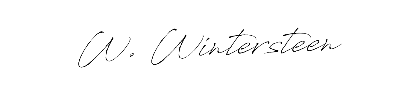 See photos of W. Wintersteen official signature by Spectra . Check more albums & portfolios. Read reviews & check more about Antro_Vectra font. W. Wintersteen signature style 6 images and pictures png