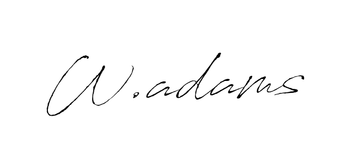 Similarly Antro_Vectra is the best handwritten signature design. Signature creator online .You can use it as an online autograph creator for name W.adams. W.adams signature style 6 images and pictures png