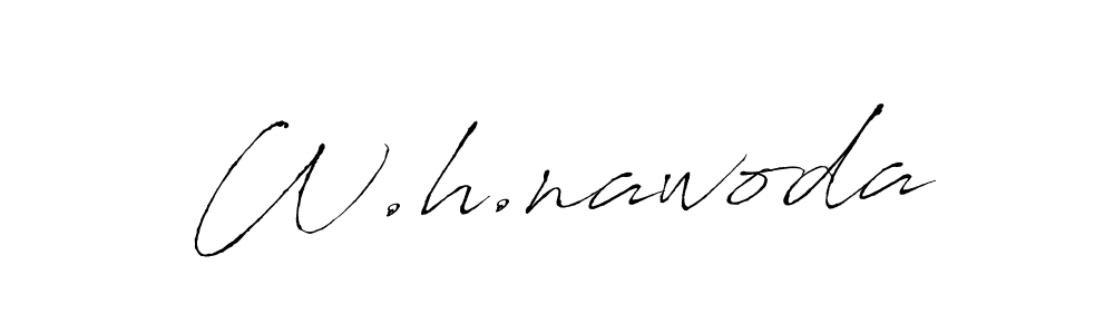 Here are the top 10 professional signature styles for the name W.h.nawoda. These are the best autograph styles you can use for your name. W.h.nawoda signature style 6 images and pictures png