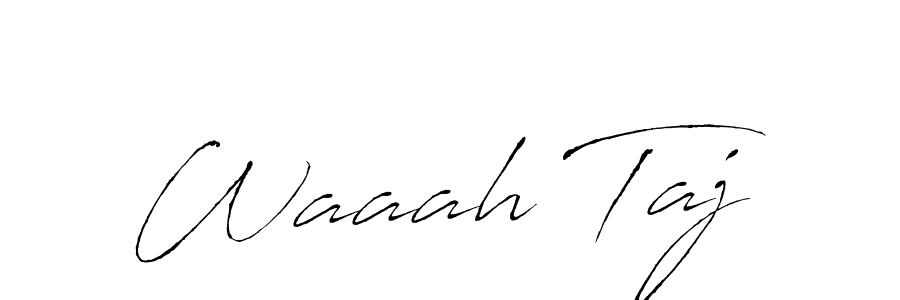 How to make Waaah Taj name signature. Use Antro_Vectra style for creating short signs online. This is the latest handwritten sign. Waaah Taj signature style 6 images and pictures png