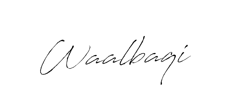 Create a beautiful signature design for name Waalbaqi. With this signature (Antro_Vectra) fonts, you can make a handwritten signature for free. Waalbaqi signature style 6 images and pictures png