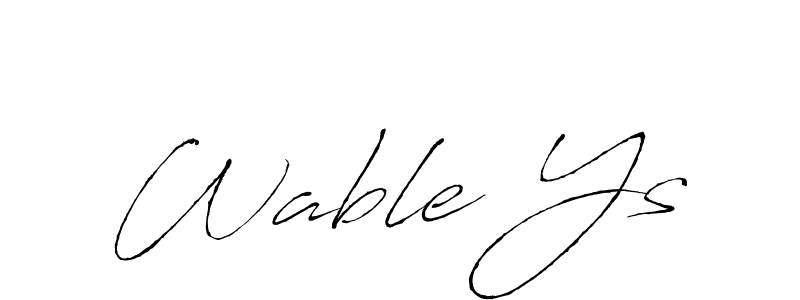 if you are searching for the best signature style for your name Wable Ys. so please give up your signature search. here we have designed multiple signature styles  using Antro_Vectra. Wable Ys signature style 6 images and pictures png