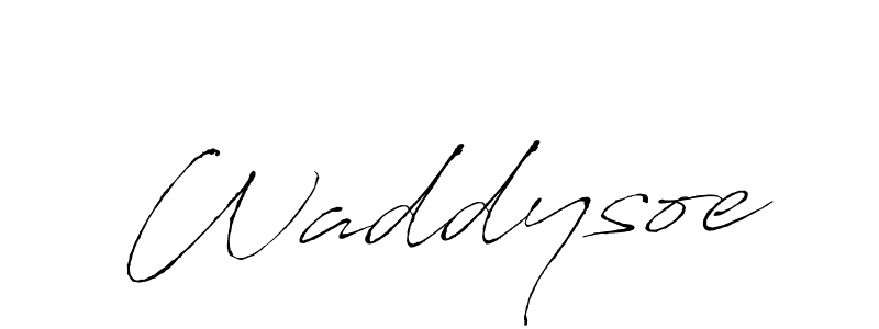 Also we have Waddysoe name is the best signature style. Create professional handwritten signature collection using Antro_Vectra autograph style. Waddysoe signature style 6 images and pictures png