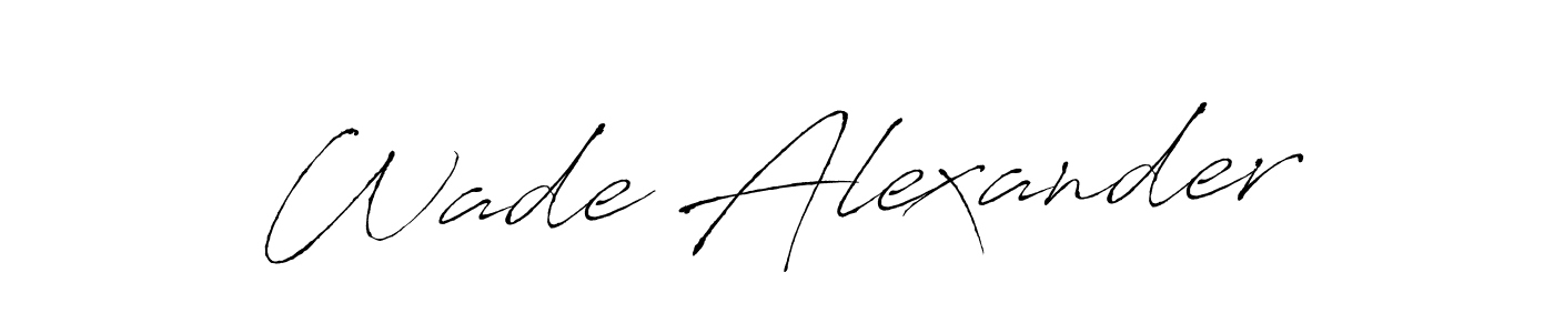 Best and Professional Signature Style for Wade Alexander. Antro_Vectra Best Signature Style Collection. Wade Alexander signature style 6 images and pictures png