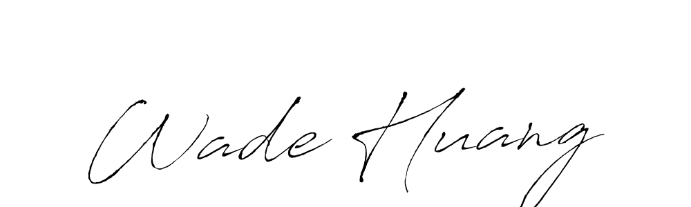 You should practise on your own different ways (Antro_Vectra) to write your name (Wade Huang) in signature. don't let someone else do it for you. Wade Huang signature style 6 images and pictures png