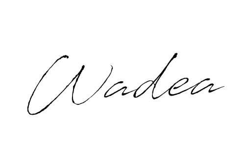 You should practise on your own different ways (Antro_Vectra) to write your name (Wadea) in signature. don't let someone else do it for you. Wadea signature style 6 images and pictures png