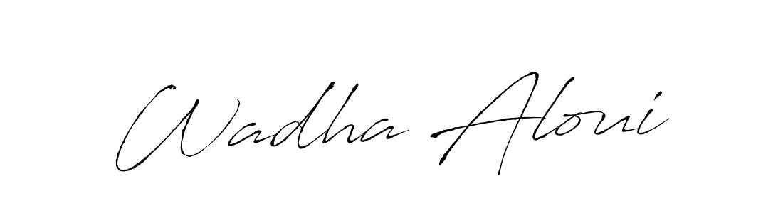 Here are the top 10 professional signature styles for the name Wadha Aloui. These are the best autograph styles you can use for your name. Wadha Aloui signature style 6 images and pictures png