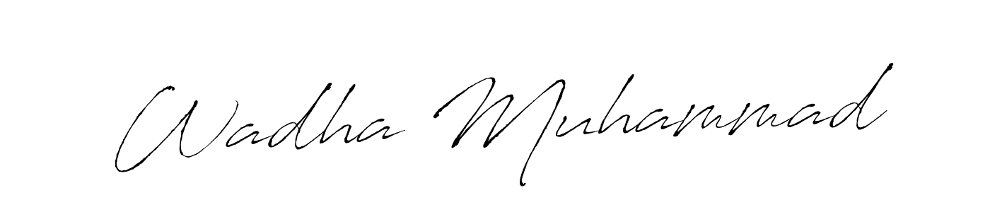 Make a short Wadha Muhammad signature style. Manage your documents anywhere anytime using Antro_Vectra. Create and add eSignatures, submit forms, share and send files easily. Wadha Muhammad signature style 6 images and pictures png